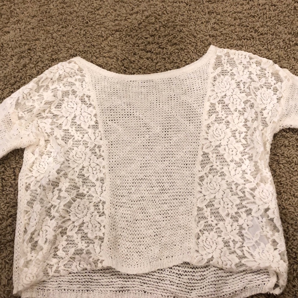 Abercrombie and Fitch Kids size XL cream sweater